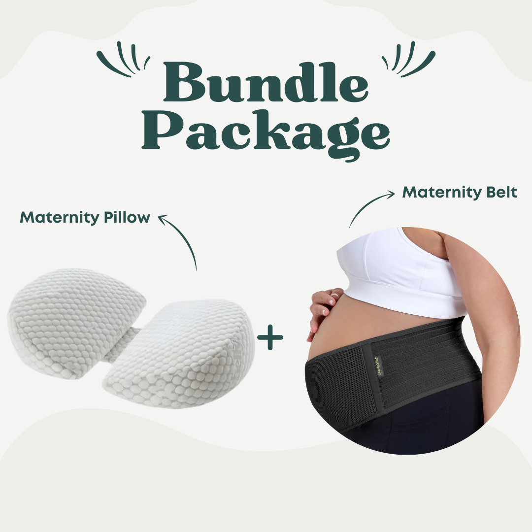 BlissfulBaby™ Maternity Pillow + Maternity Belt